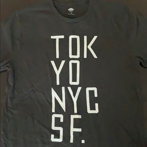 Old Navy “Tokyo NYC SF” Tee NWOT